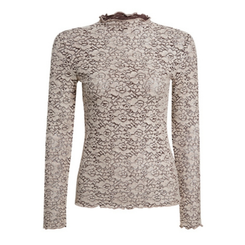 MYSTREE NWT Floral Design Lace L/S - L